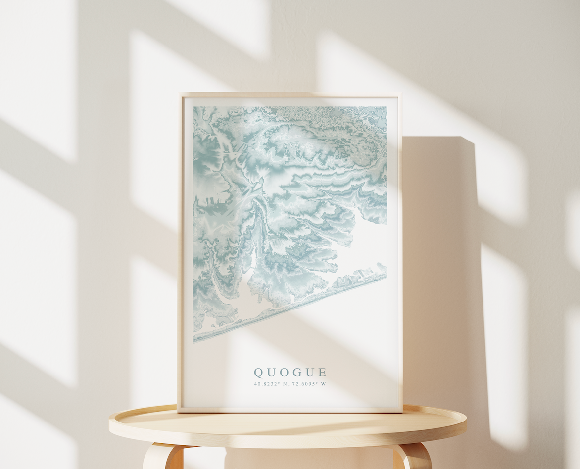 Quogue Map Print