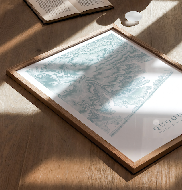 Quogue Map Print