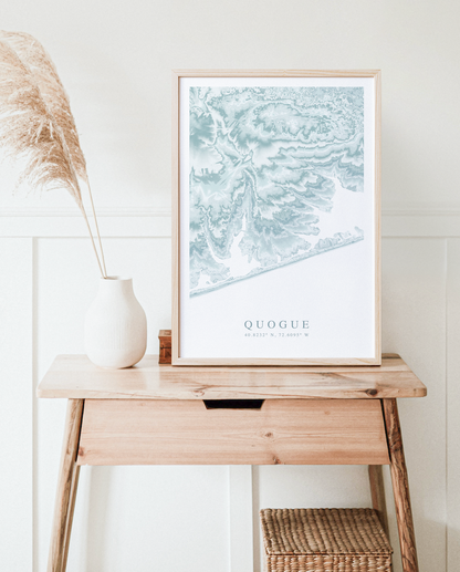 Quogue Map Print