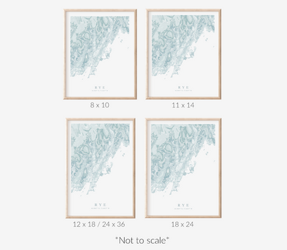 Rye NY Map Print