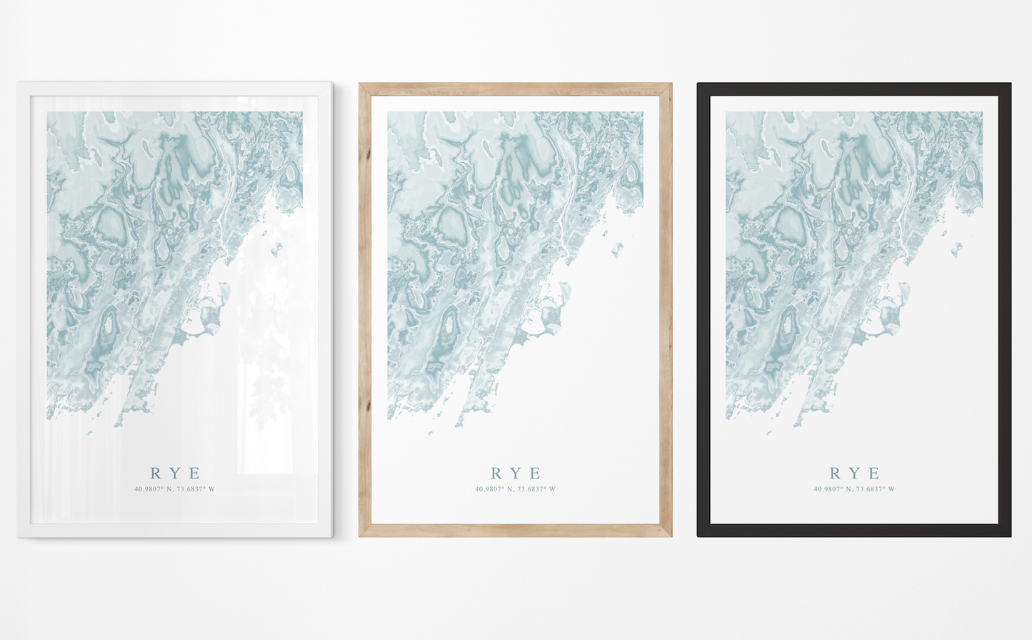 Rye NY Map Print