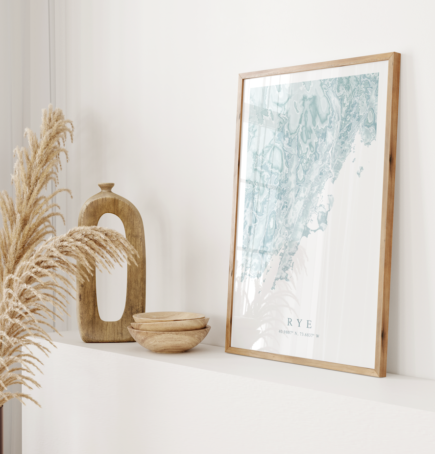 Rye NY Map Print