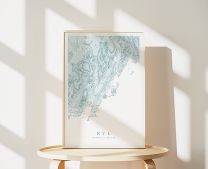 Rye NY Map Print