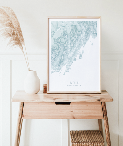 Rye NY Map Print