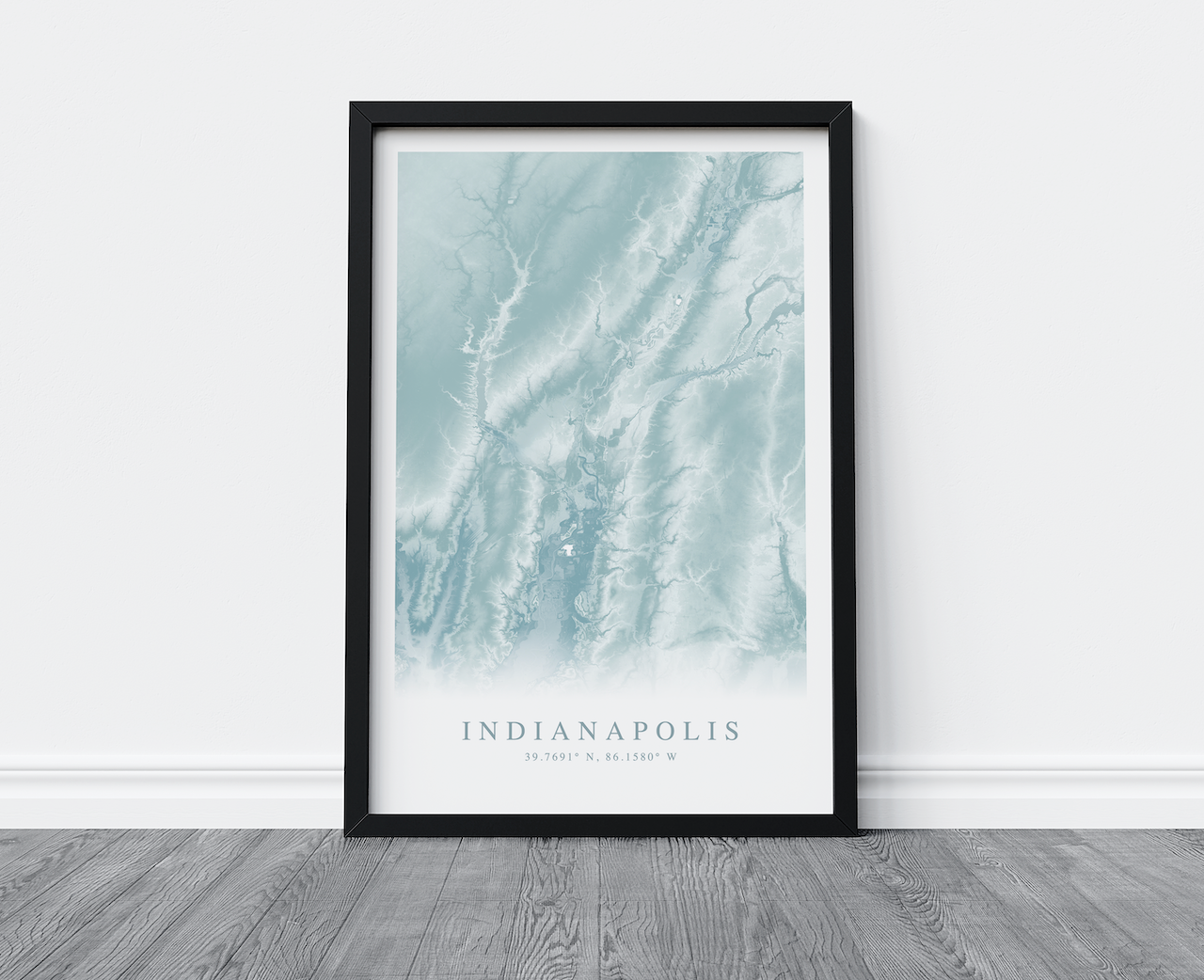 Indianapolis Map Print