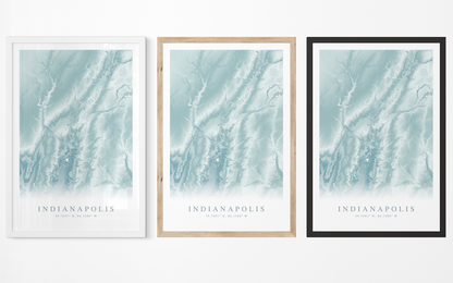Indianapolis Map Print