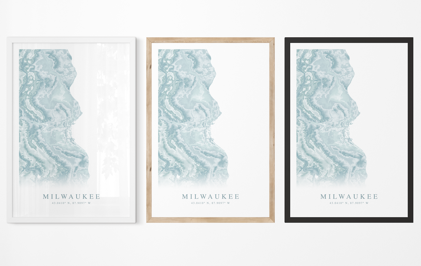 Milwaukee Map Print