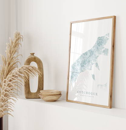 Cutchogue Map Print
