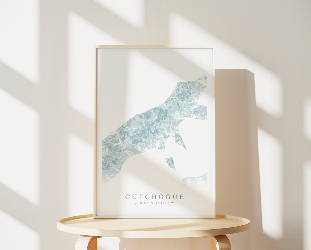 Cutchogue Map Print