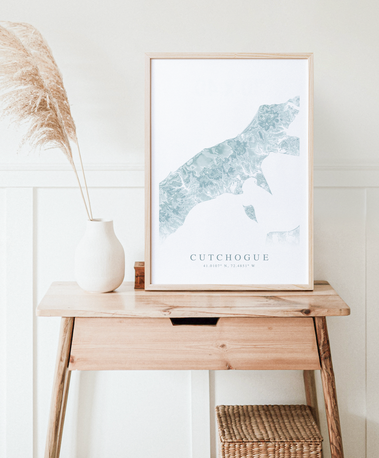 Cutchogue Map Print