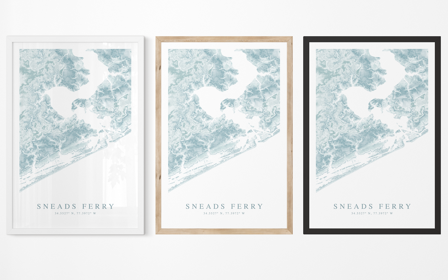 Sneads Ferry Map Print