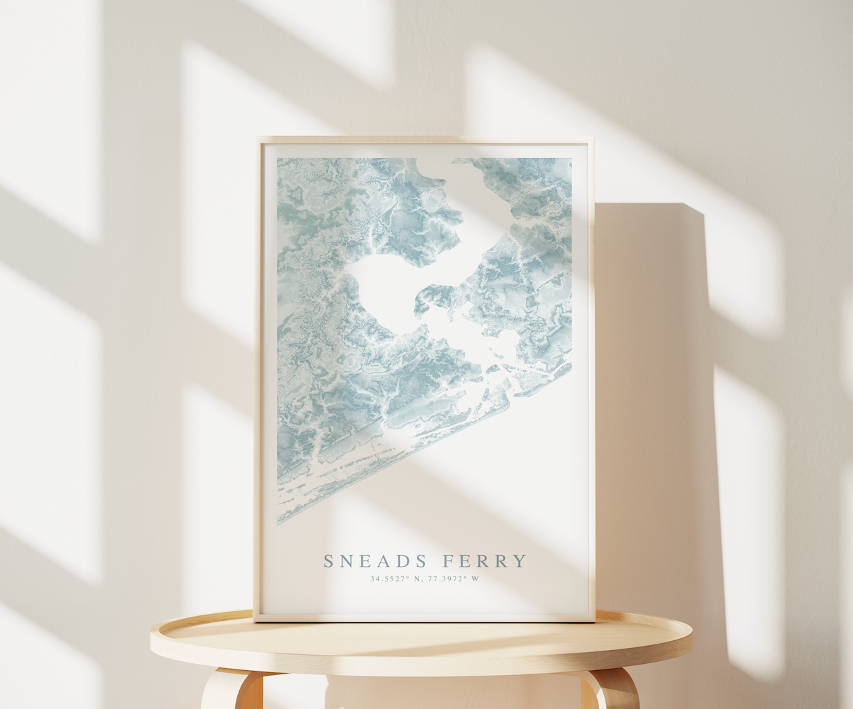 Sneads Ferry Map Print