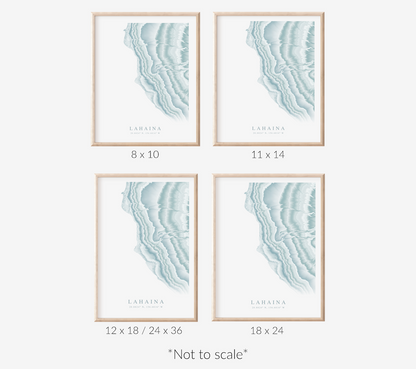 Lahaina Map Print