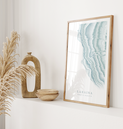 Lahaina Map Print