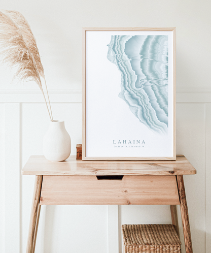Lahaina Map Print