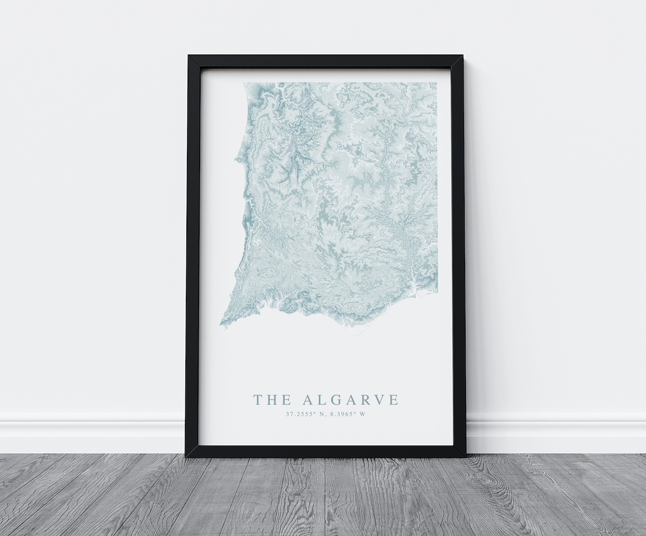 Algarve Map Print