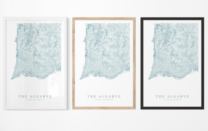 Algarve Map Print