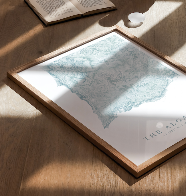 Algarve Map Print