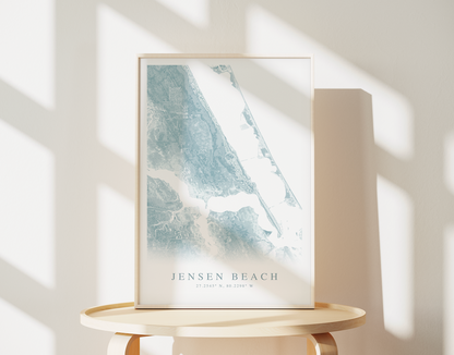 Jensen Beach Map Print