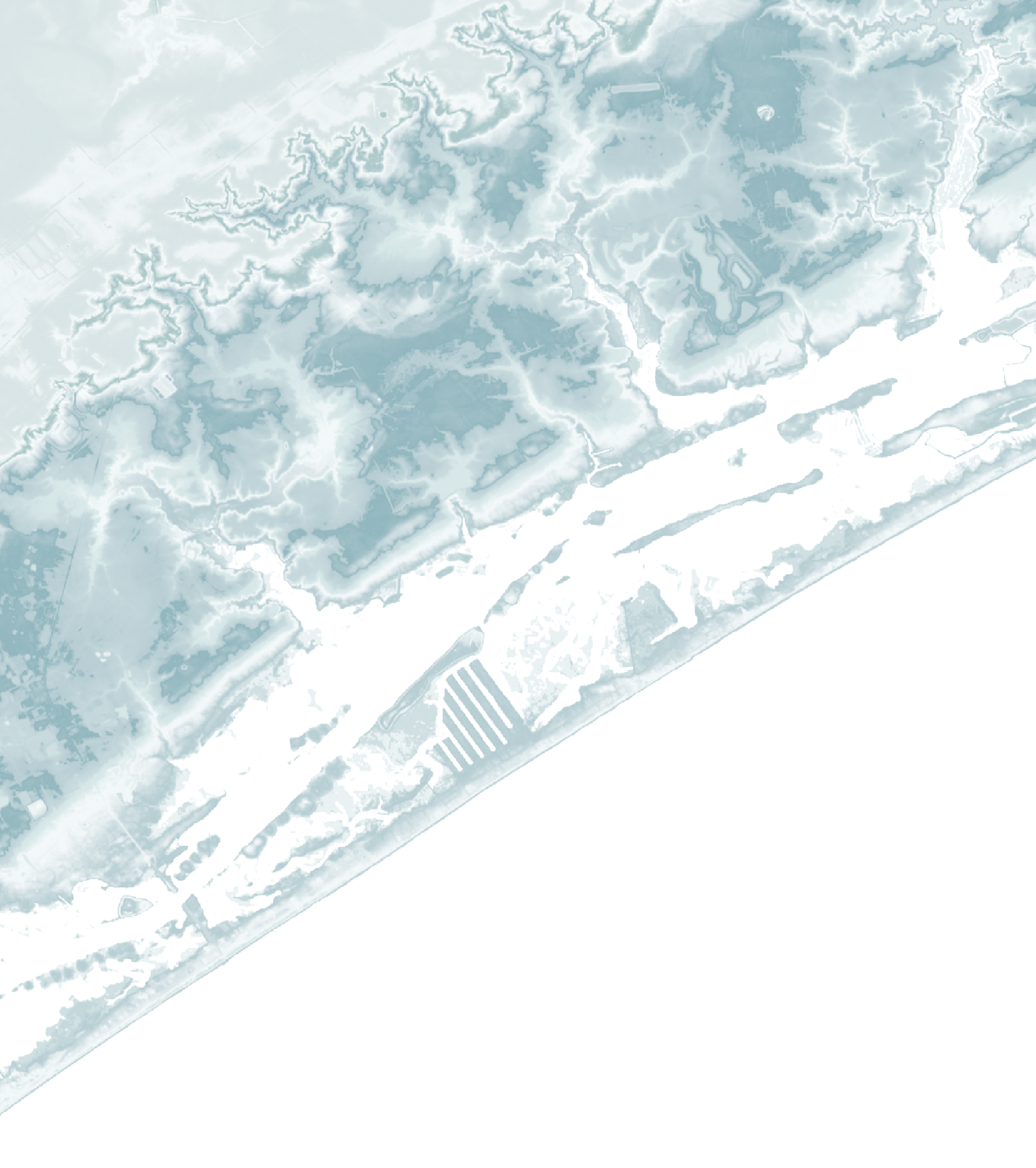 Topsail Island Map Print