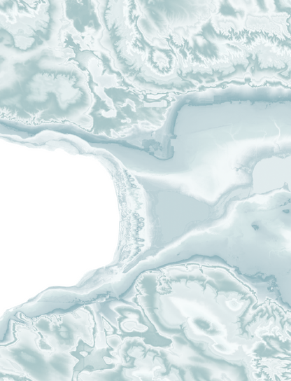 Little Traverse Bay Map Print