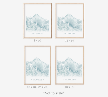 Keansburg Map Print