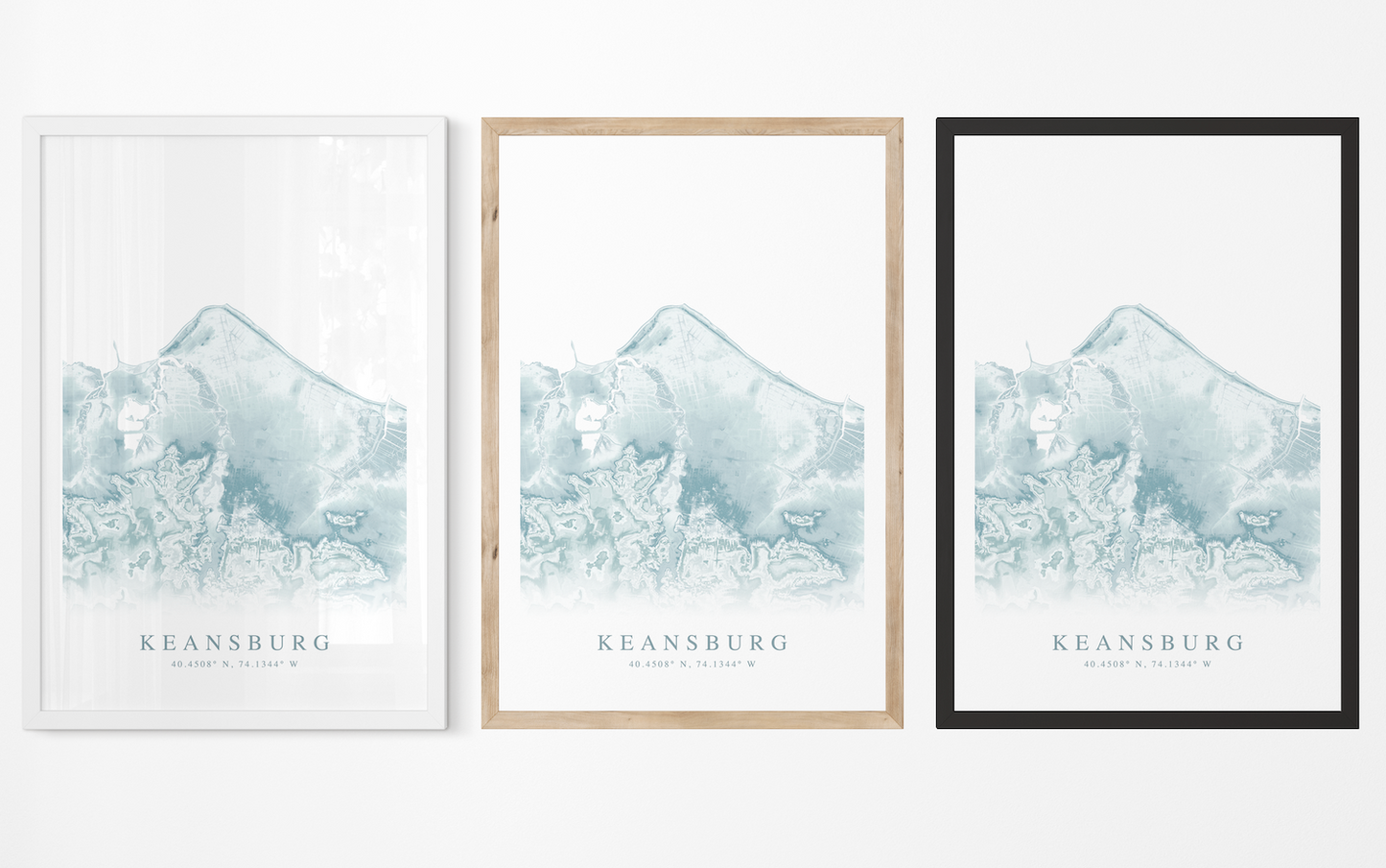 Keansburg Map Print