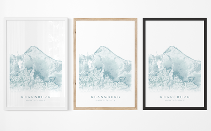 Keansburg Map Print