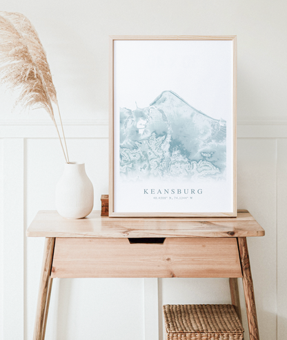 Keansburg Map Print