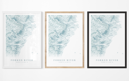 Forked River Map Print