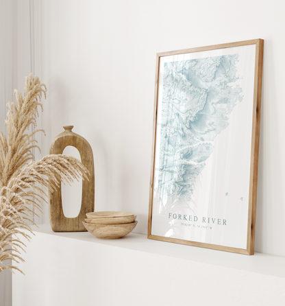 Forked River Map Print