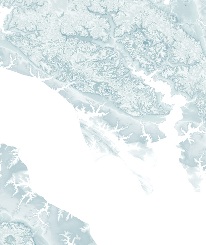 St. Mary's County MD Map Print