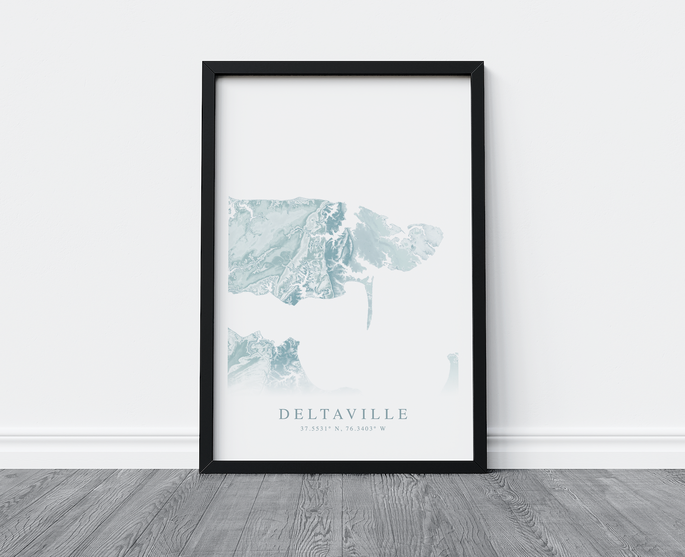 Deltaville VA Map Print