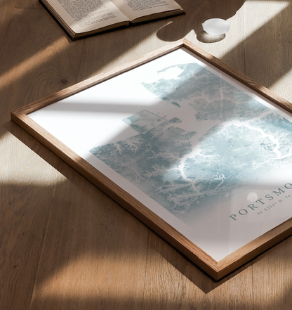 Portsmouth VA Map Print