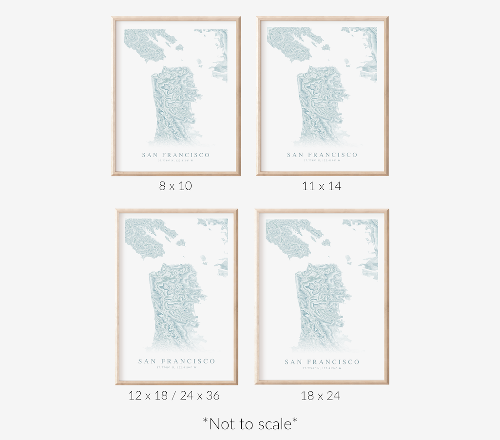 San Francisco Map Print