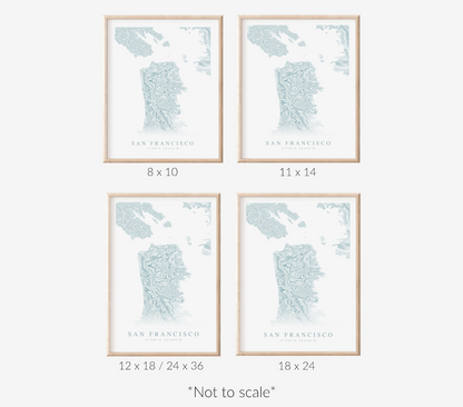 San Francisco Map Print