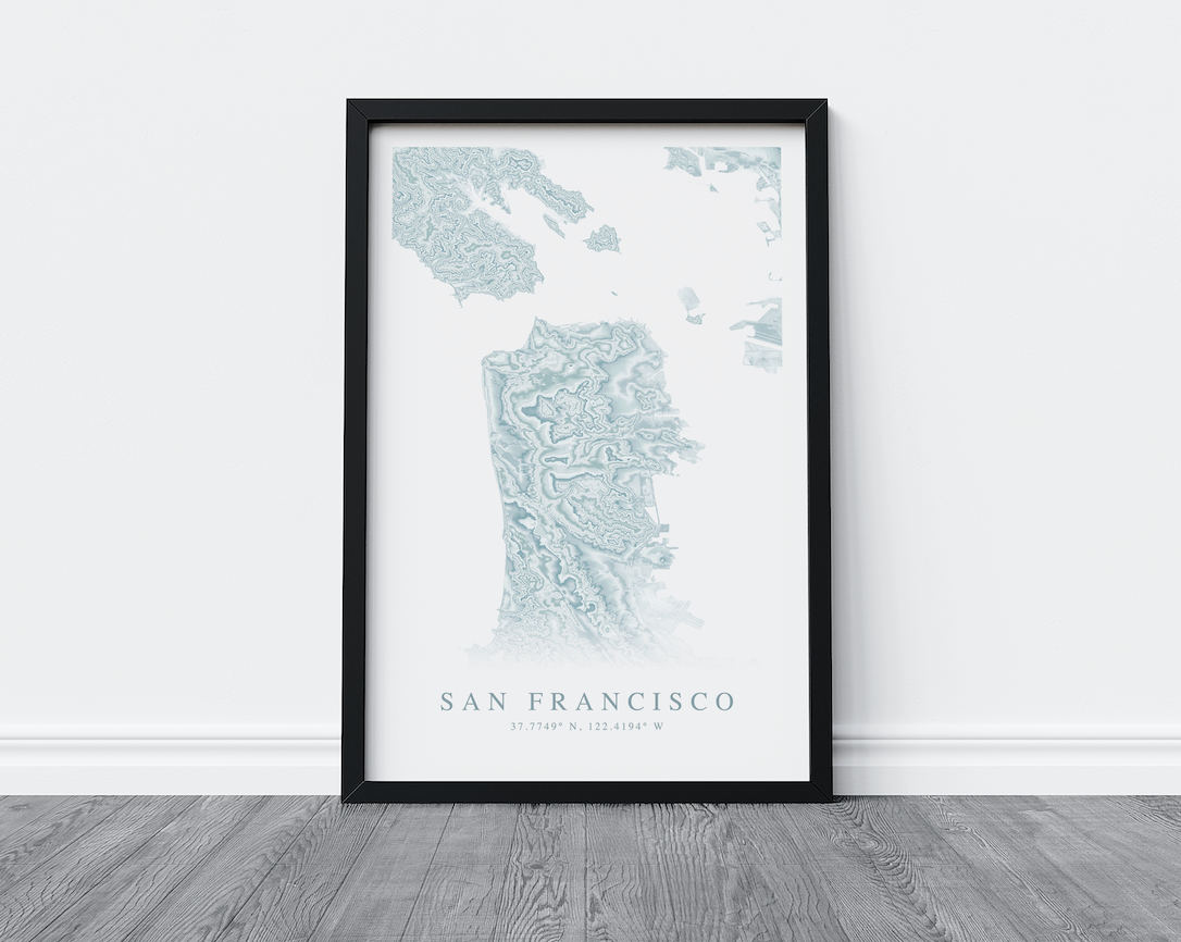 San Francisco Map Print