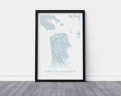 San Francisco Map Print