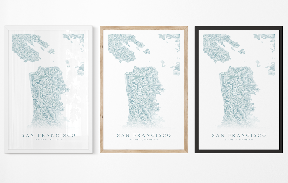 San Francisco Map Print