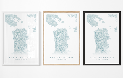 San Francisco Map Print