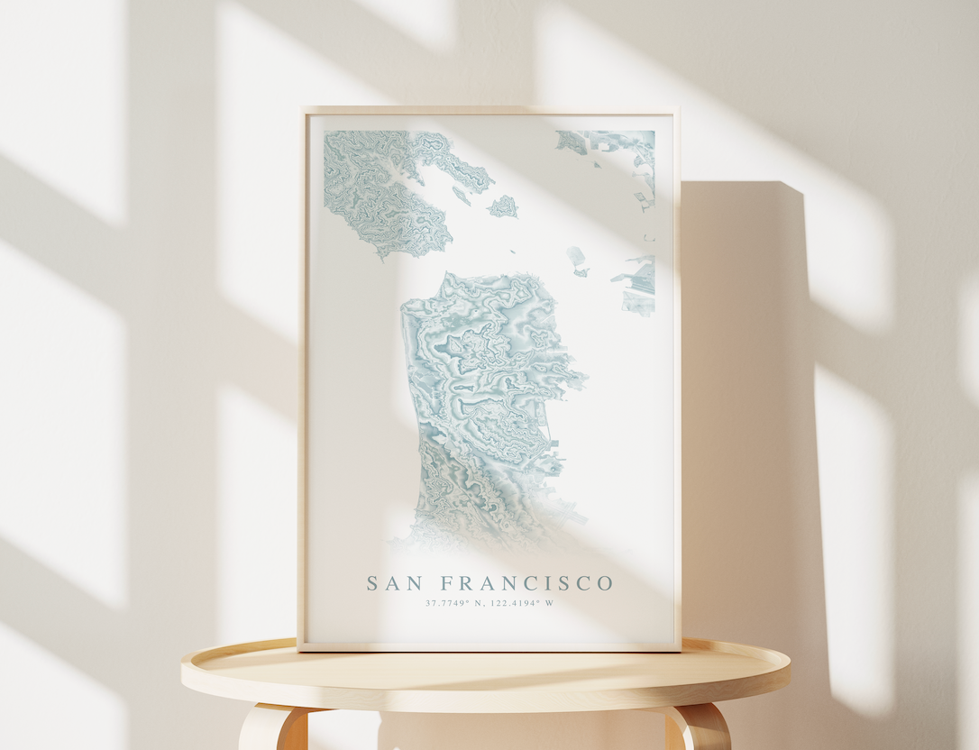 San Francisco Map Print