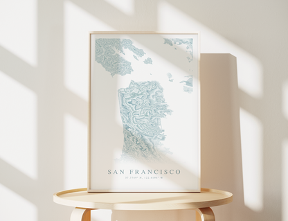 San Francisco Map Print