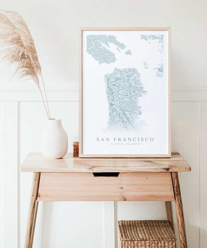 San Francisco Map Print