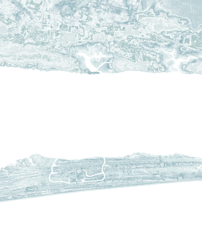 Pine Knoll Shores Map Print