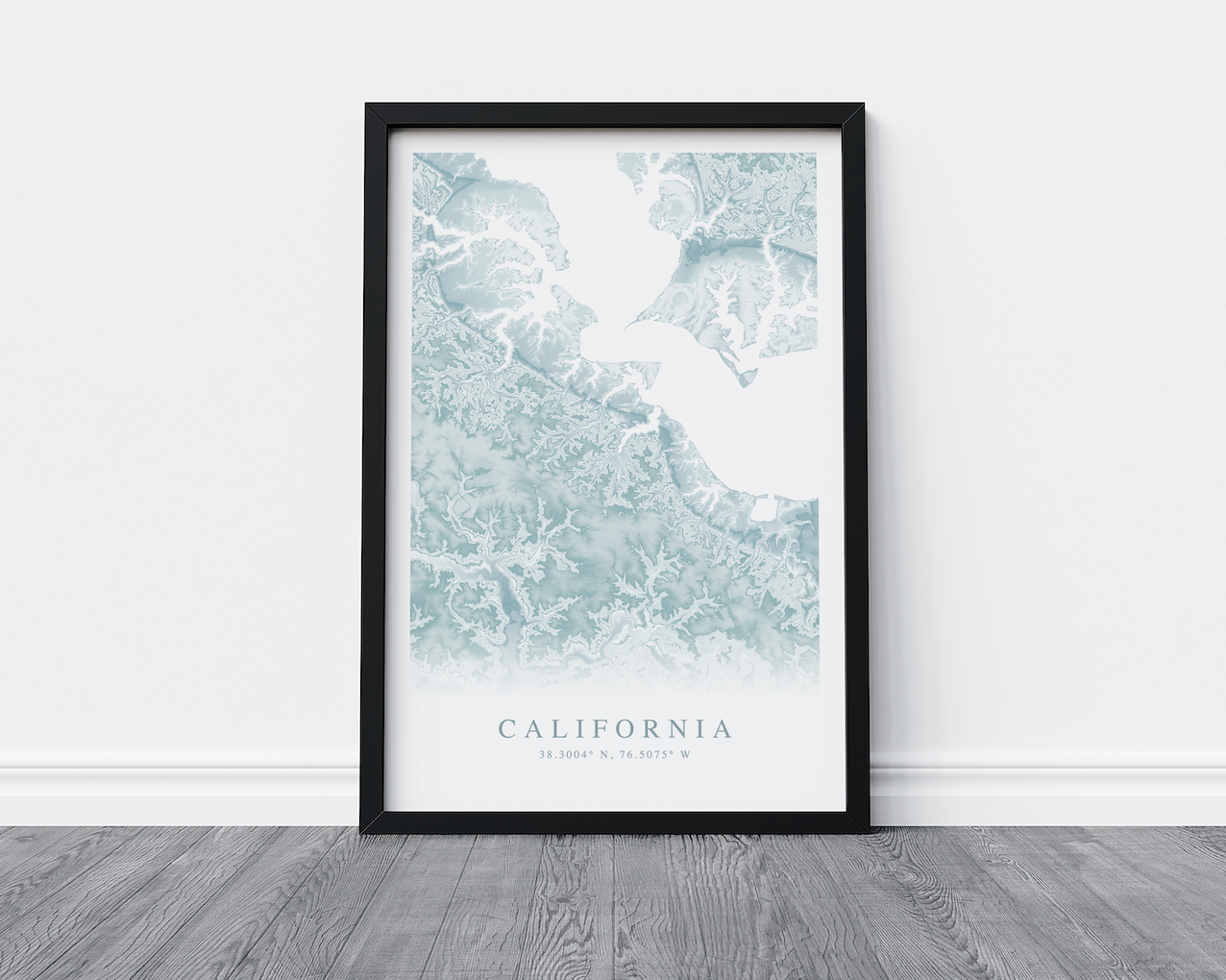 California MD Map Print