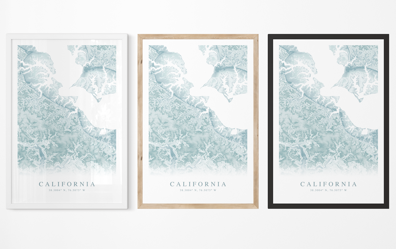 California MD Map Print
