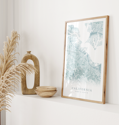 California MD Map Print