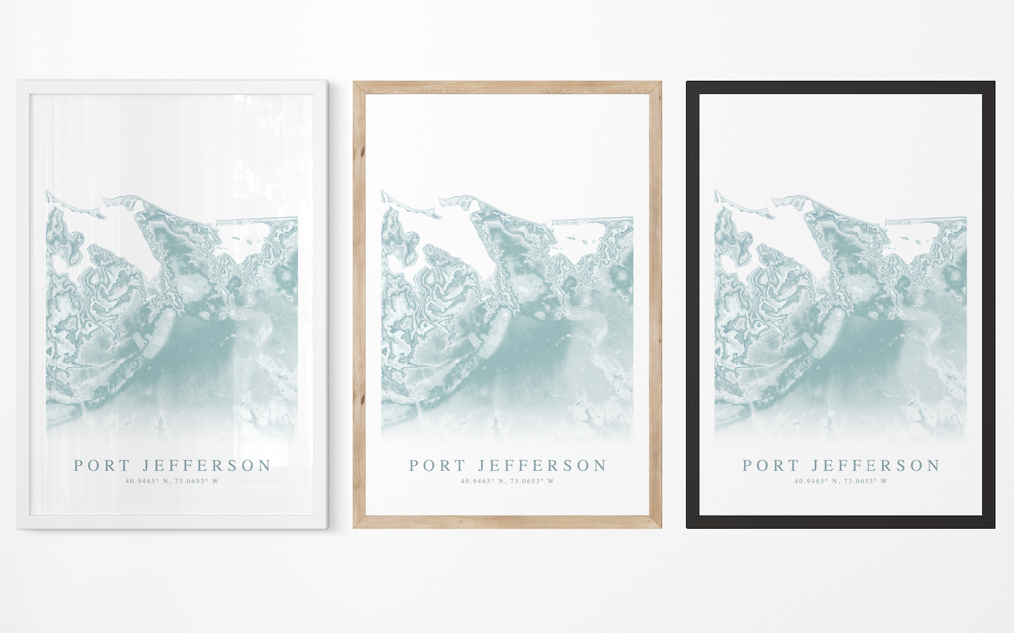 Port Jefferson Map Print