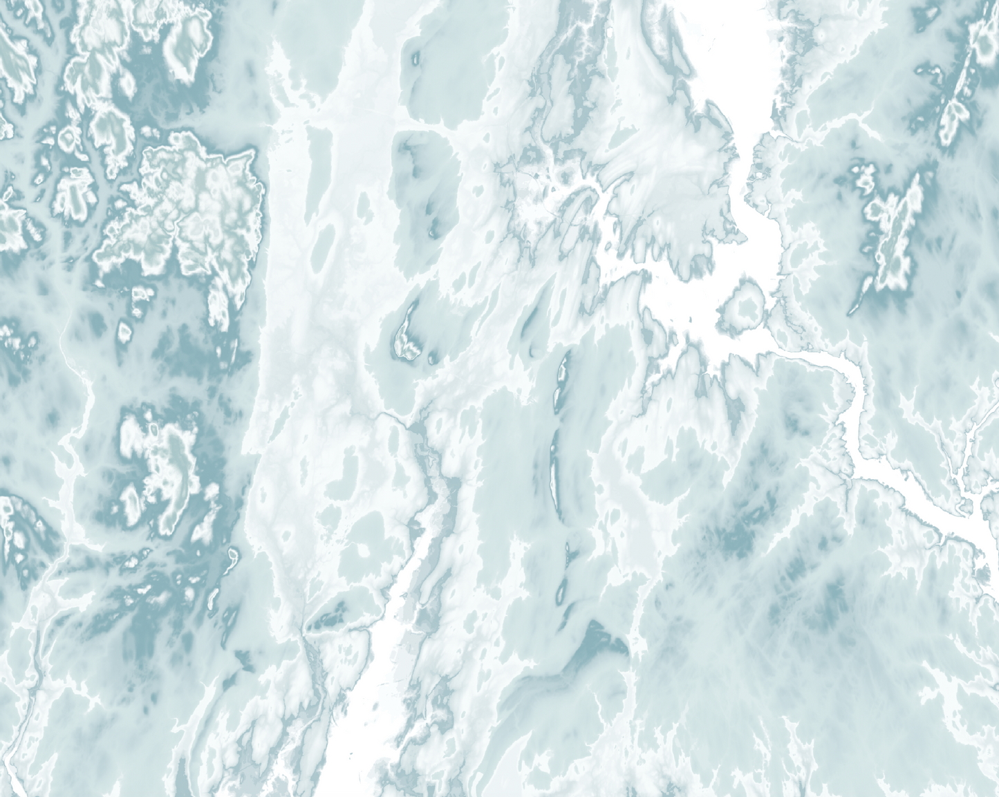Connecticut Map Print Landscape