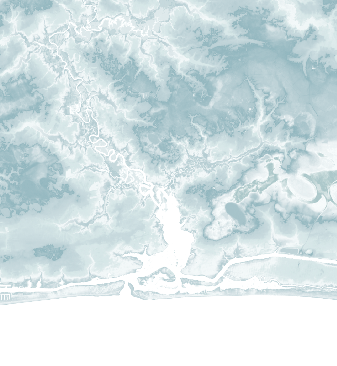 Brunswick Islands Map Print